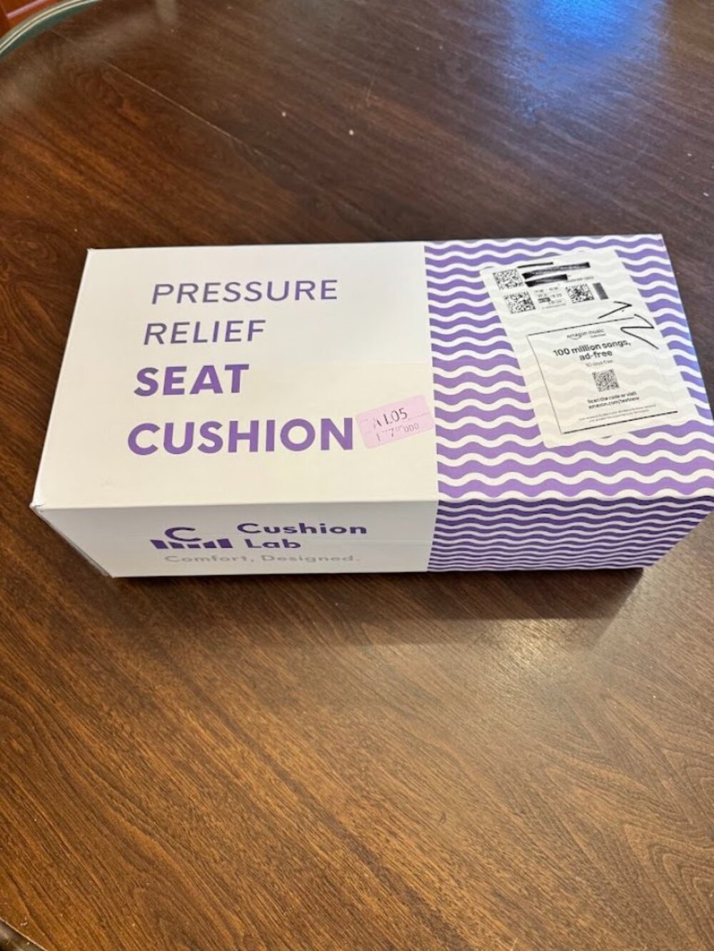 Cushion Lab Light Gray Ergonomic and Pressure Relief Seat Cushion Brand New